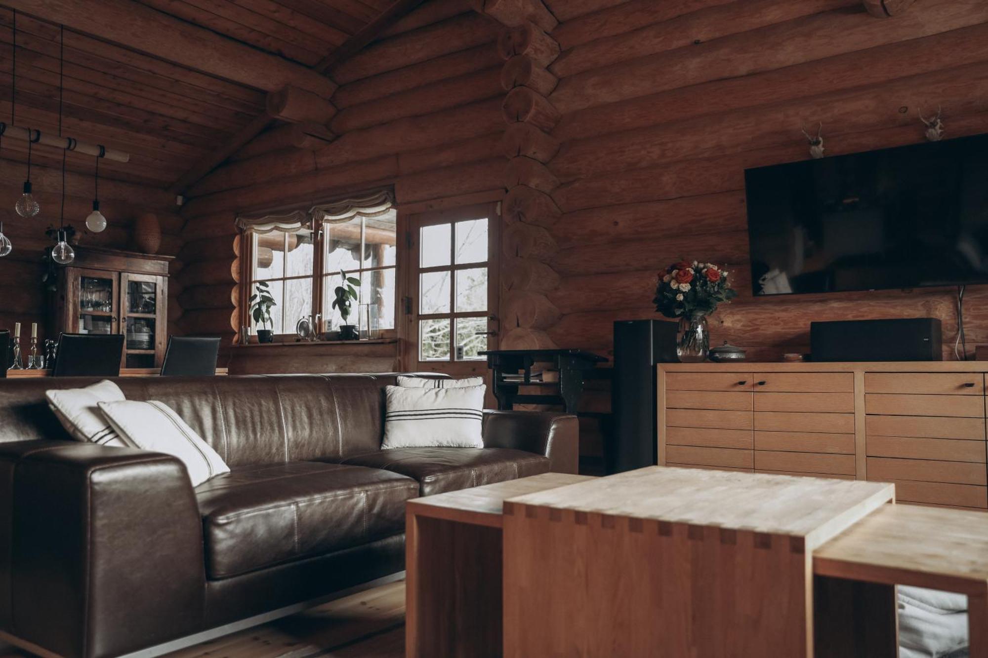 Fjordhygge - Authentic Wood Log Cabin Summerhouse Near Water, Fjord And Forest Jaegerspris Exterior photo