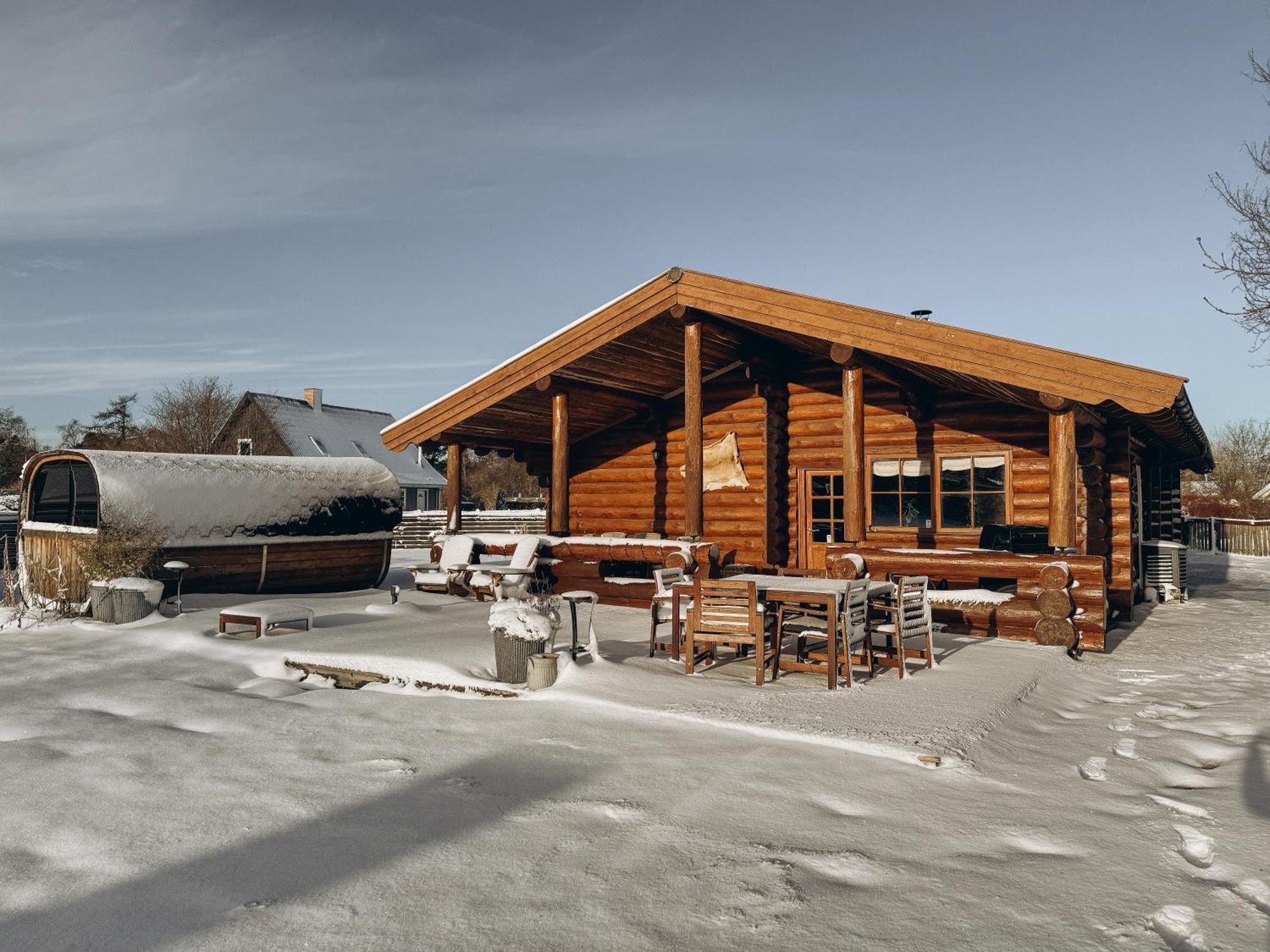 Fjordhygge - Authentic Wood Log Cabin Summerhouse Near Water, Fjord And Forest Jaegerspris Exterior photo