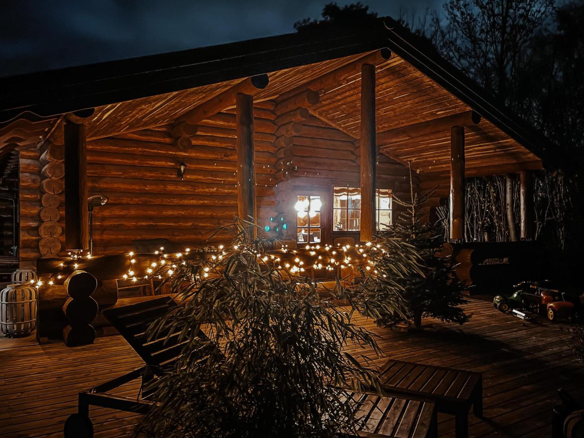 Fjordhygge - Authentic Wood Log Cabin Summerhouse Near Water, Fjord And Forest Jaegerspris Exterior photo