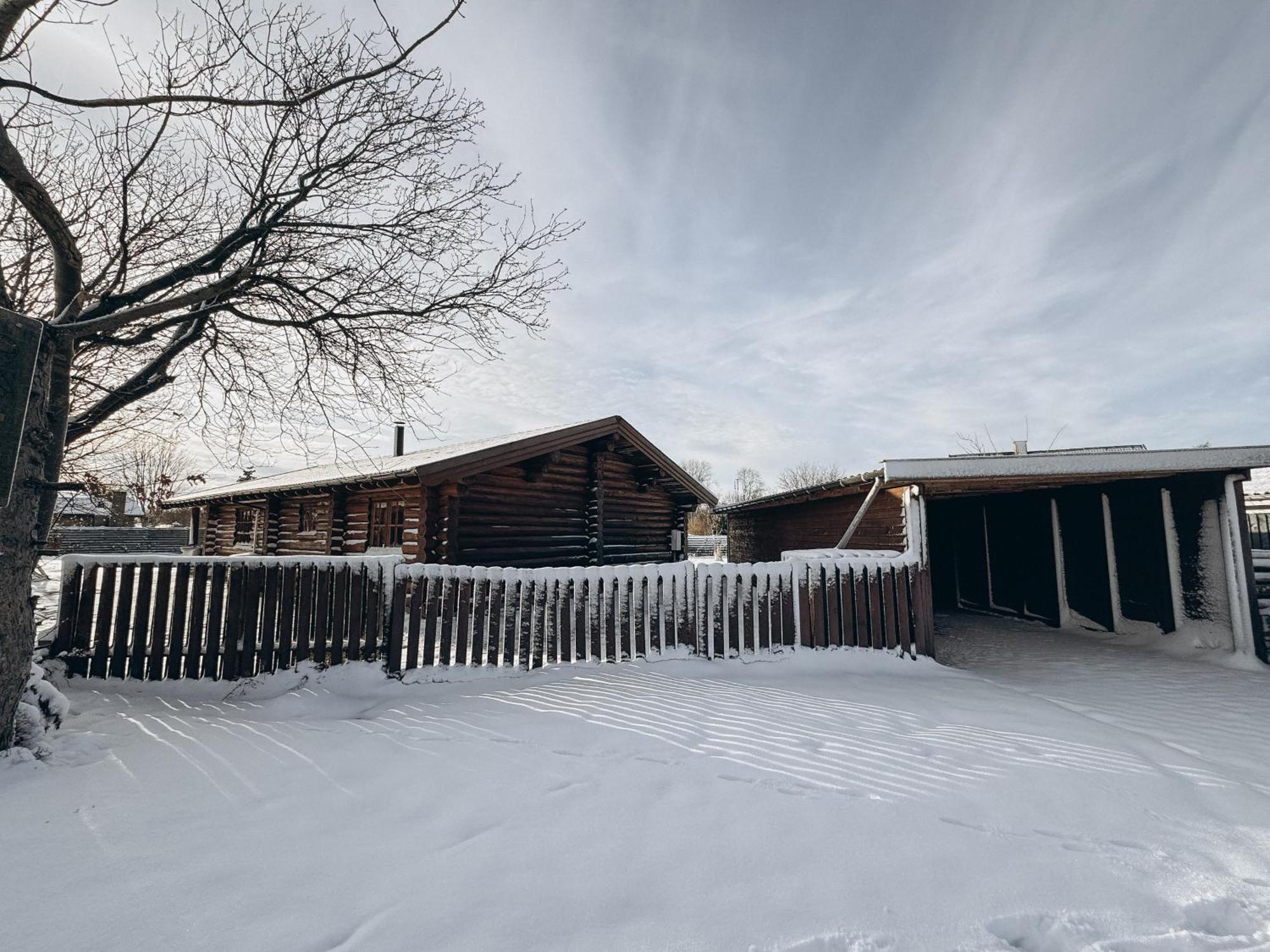 Fjordhygge - Authentic Wood Log Cabin Summerhouse Near Water, Fjord And Forest Jaegerspris Exterior photo