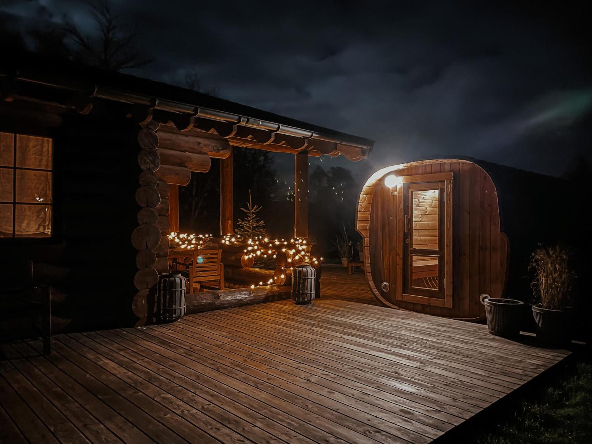 Fjordhygge - Authentic Wood Log Cabin Summerhouse Near Water, Fjord And Forest Jaegerspris Exterior photo