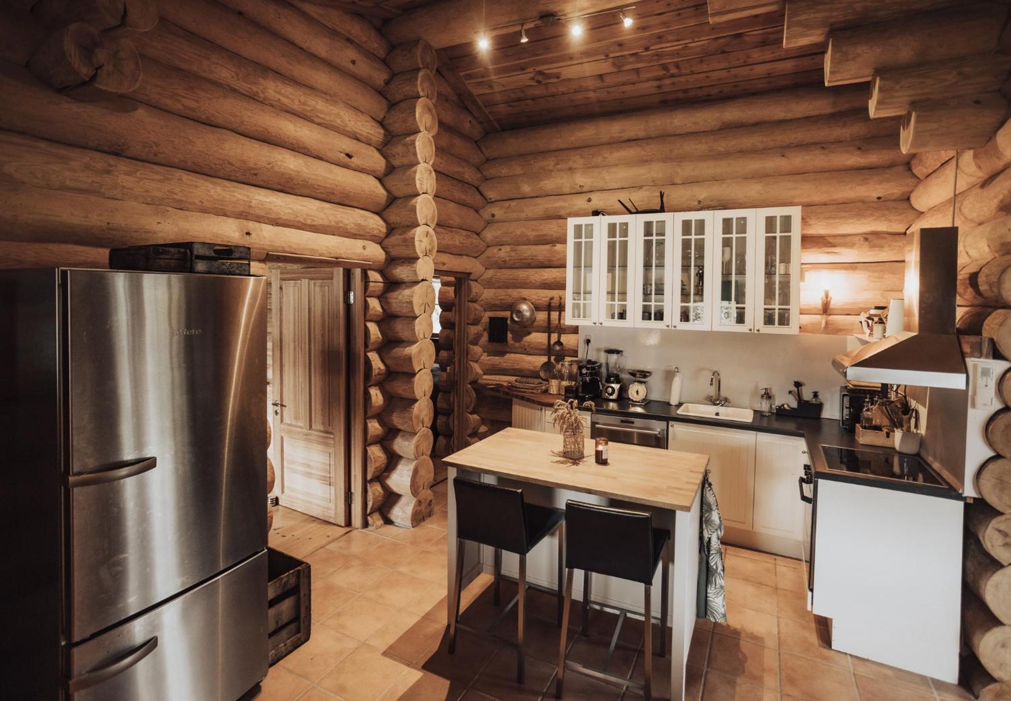 Fjordhygge - Authentic Wood Log Cabin Summerhouse Near Water, Fjord And Forest Jaegerspris Exterior photo