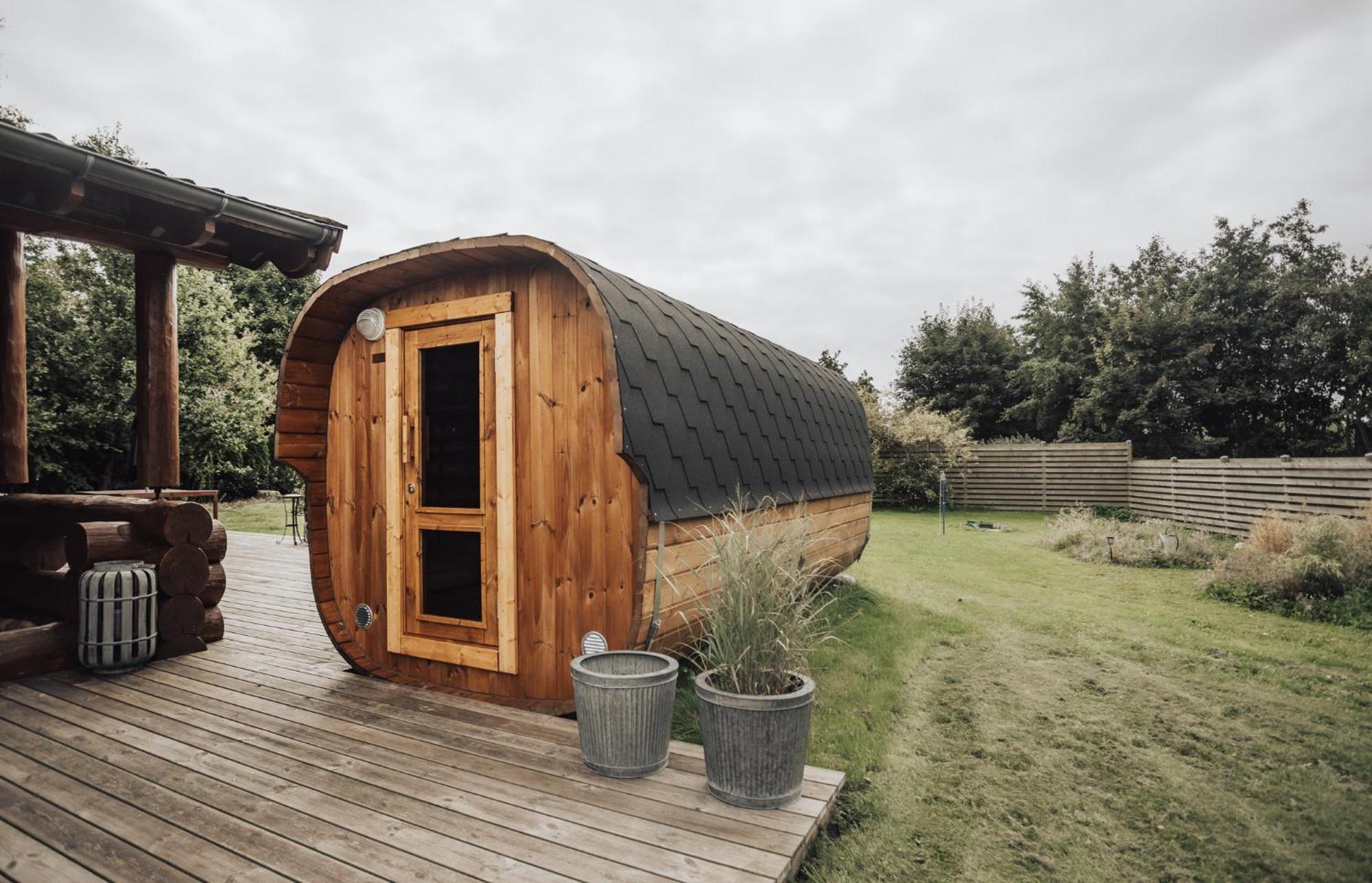 Fjordhygge - Authentic Wood Log Cabin Summerhouse Near Water, Fjord And Forest Jaegerspris Exterior photo